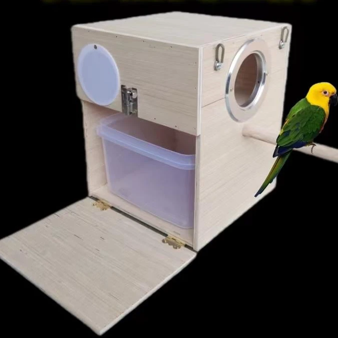 虎皮大头牡丹玄风鹦鹉竖式繁殖箱鹦鹉/孵化箱大号