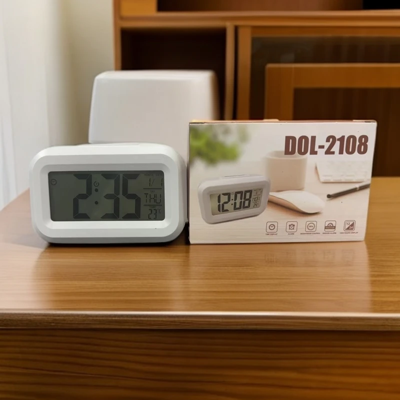闹钟学生用床头简约创意电子钟多功能小时钟宿舍闹铃贪睡钟计时器