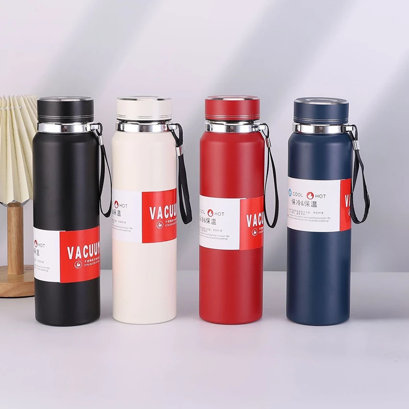 高档316不锈钢保温杯800ML大容量水杯旅行壶商务办公杯车载加热