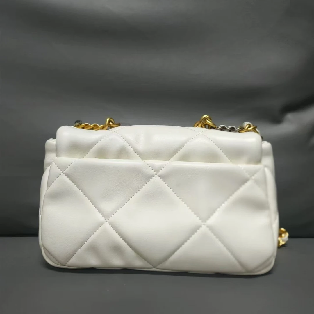 SMVP真皮包 26CM链条包 0254 白色