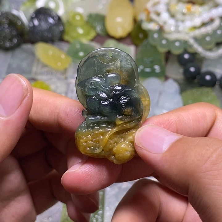 岫玉天然岫玉颈饰未镶嵌