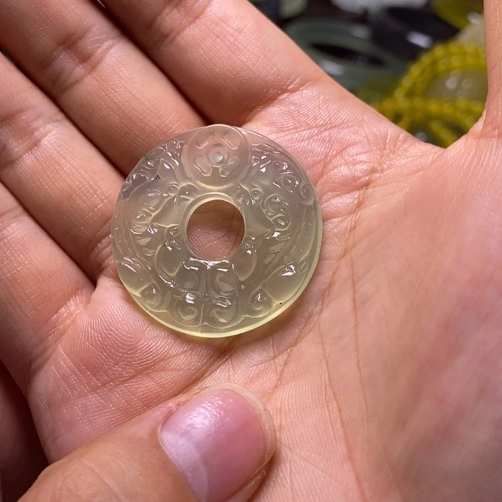 岫玉岫玉颈饰未镶嵌