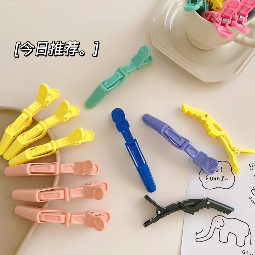 设计显白糖果无痕鳄鱼夹发饰碎发夹前额甜美减龄侧边新款气质精致