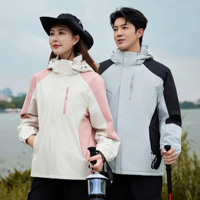 冲锋衣外套男女 2025运动户外夹克情侣装防水薄外套