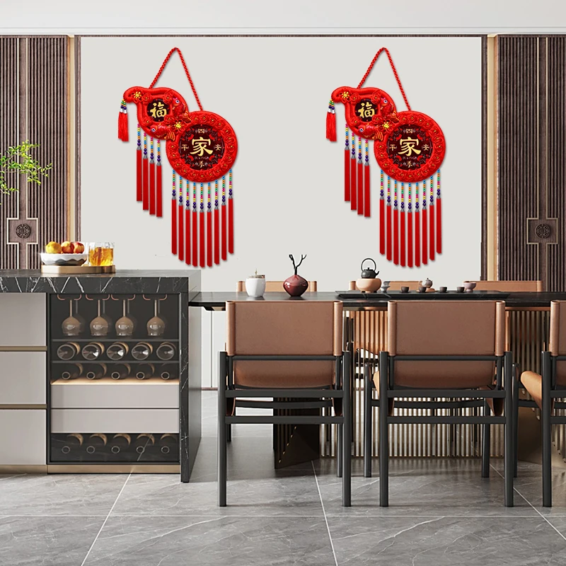 高端桃木中国结精美葫芦挂件福字客厅玄关入户门新品吉祥挂饰