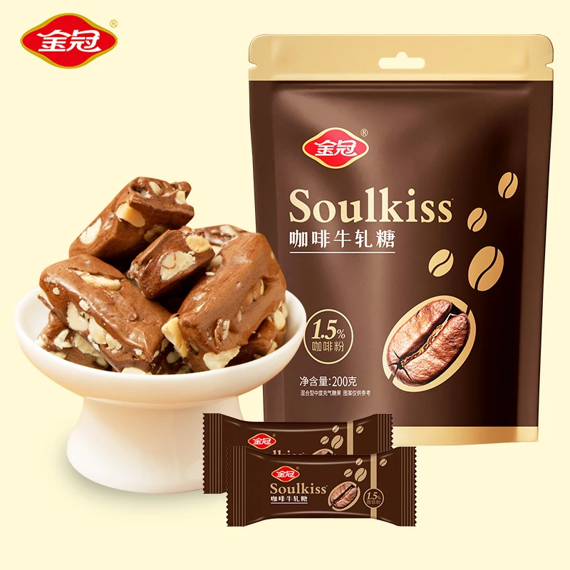 【金冠】咖啡牛轧糖200g*2袋