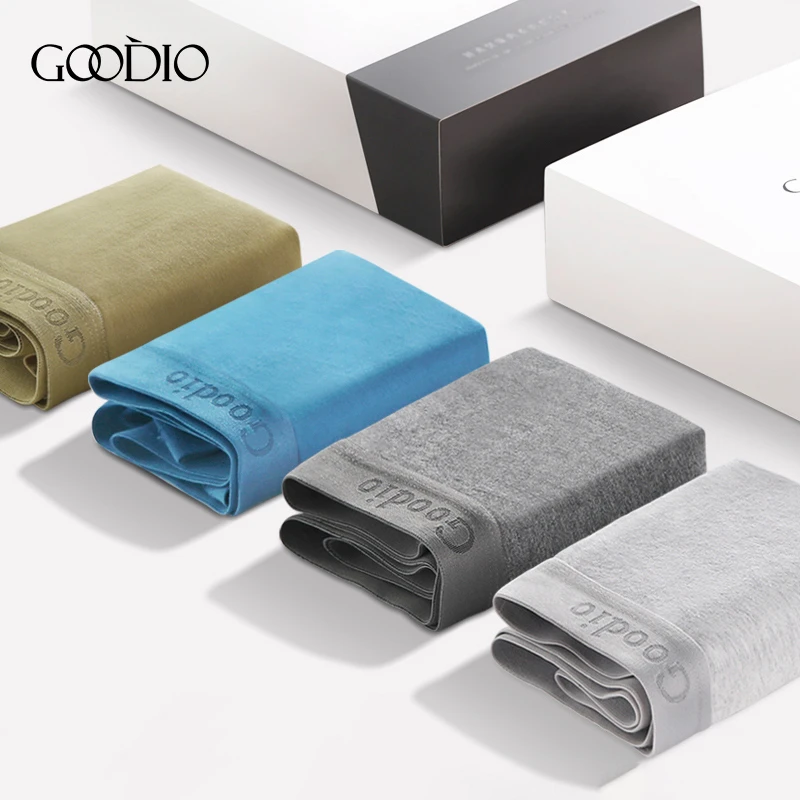 Goodio/歌帝1条装男士平脚内裤GDY8055