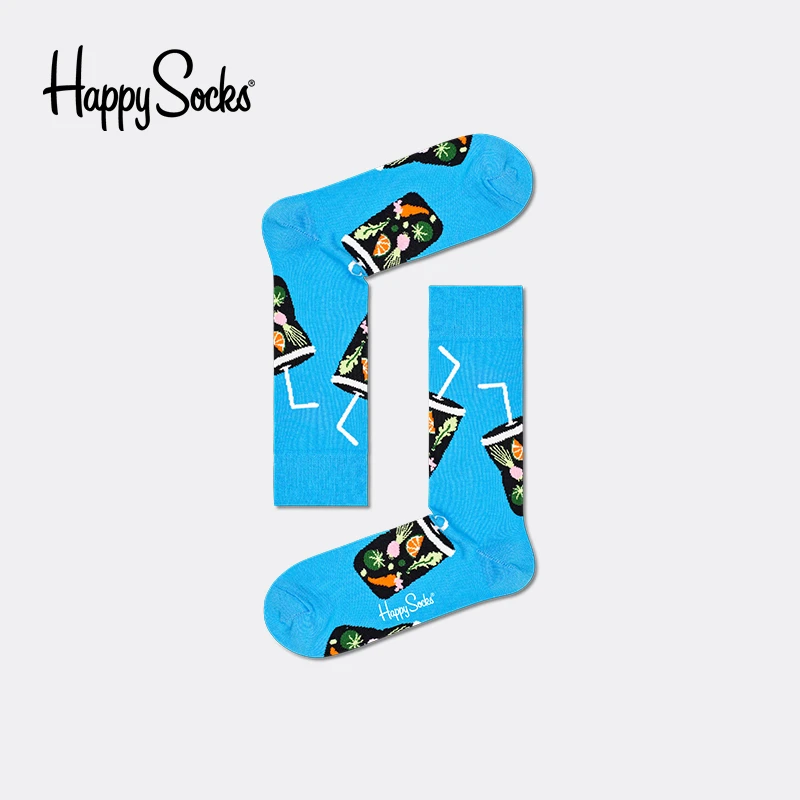 HappySocks潮牌ins春夏水果茶情侣潮袜可爱中筒袜子SMO01-6700