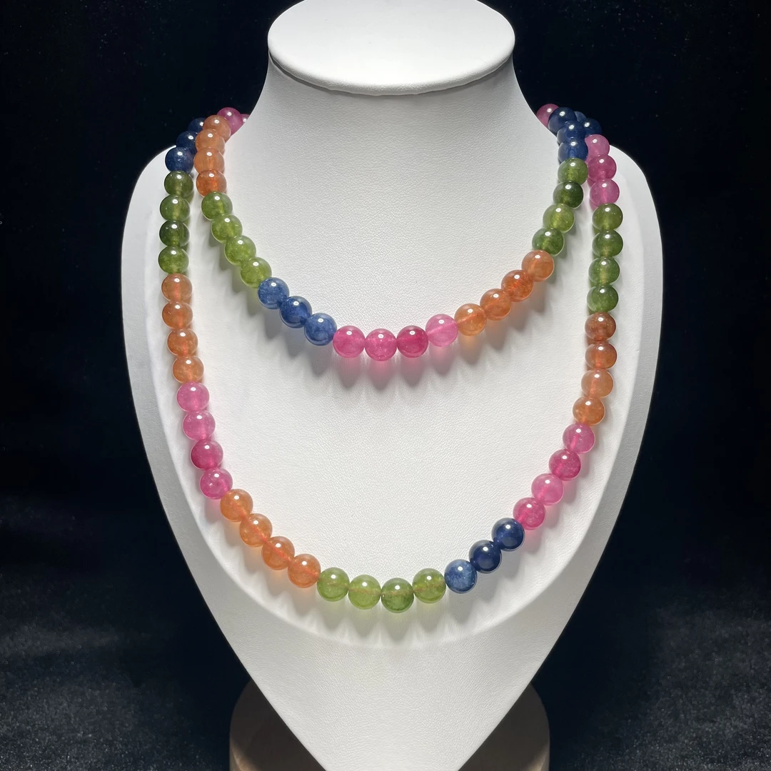 彩虹糖果108颗8M项链时尚百搭女款-141B58026