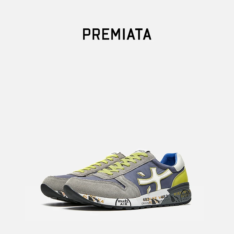 PREMIATA男鞋复古日系米字反绒皮小众休闲运动鞋 87025