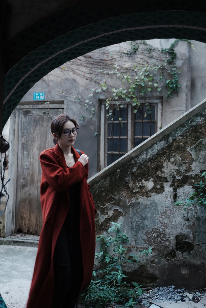 ZIJIN/人鱼公主 2024年大牌款双面绵羊毛气质大衣女欧版加长外套