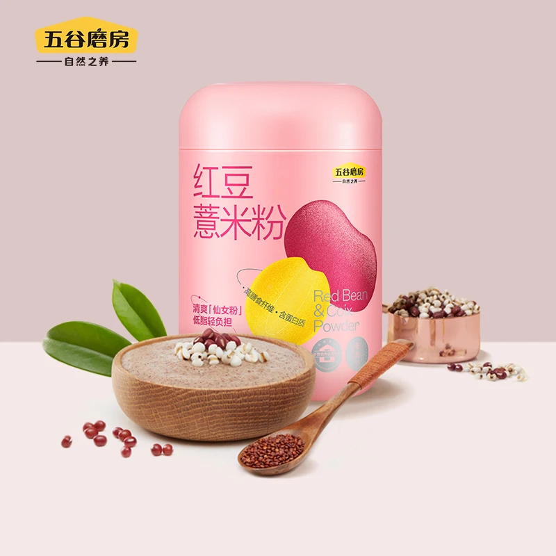 【除湿湿】五谷磨房网红营养膳食红豆薏米粉低脂粉 600g/罐装ZB