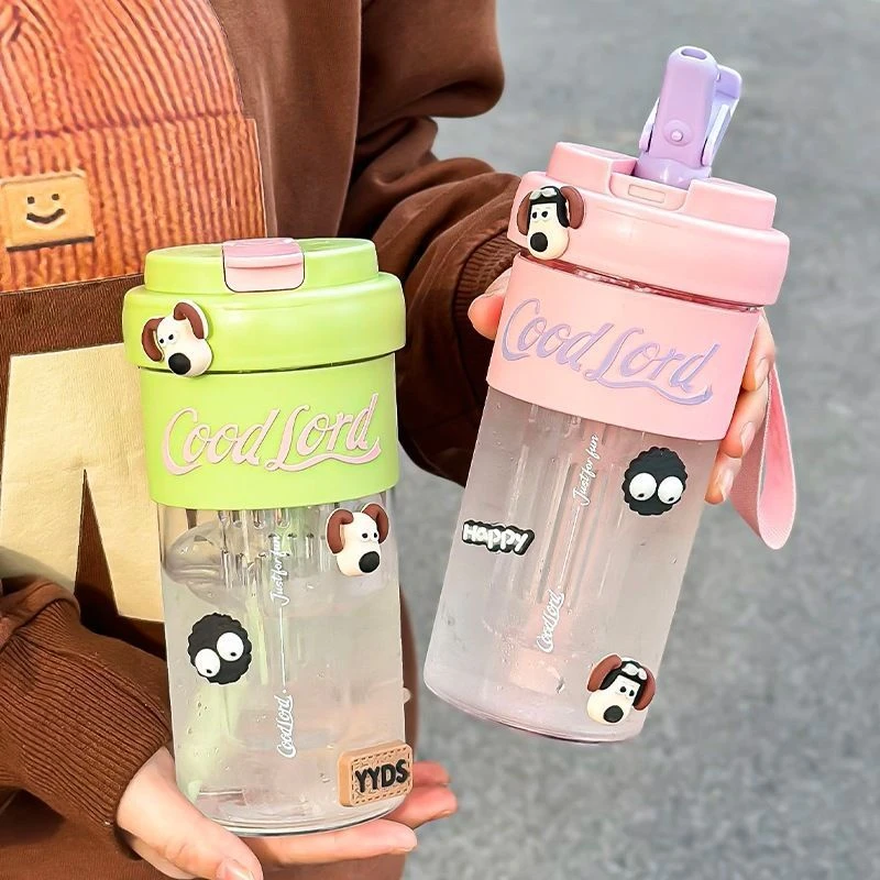 孕妇防烫水杯女生高颜值夏天大容量新款2024吸管杯子夏季外带便携