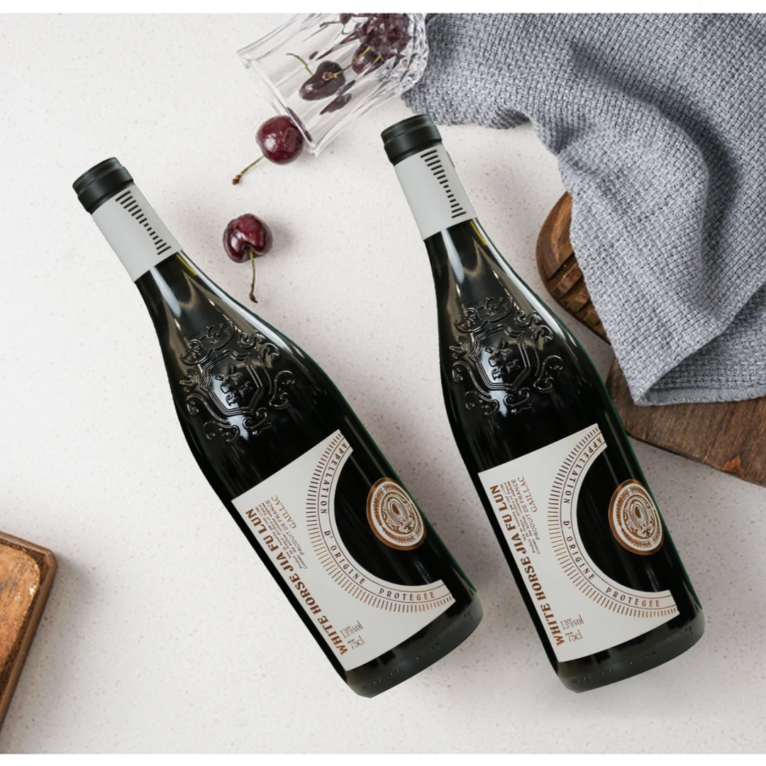 白马佳富伦乐光AOC级别细腻优雅干红葡萄酒