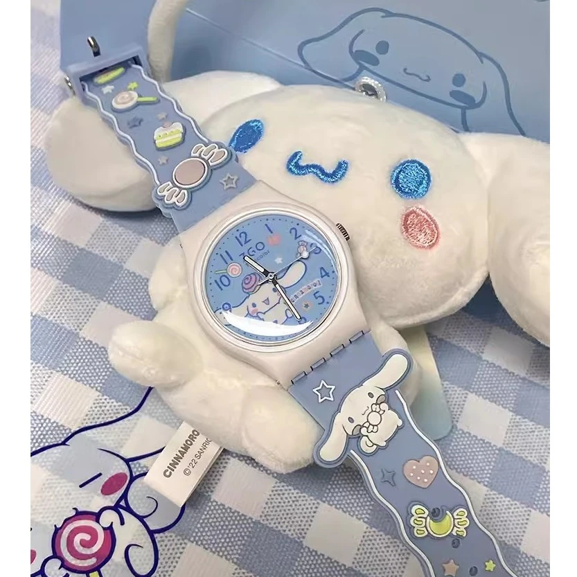 正港三丽鸥儿童手表小学初中正版大耳狗果冻防水玉桂狗小学生手表