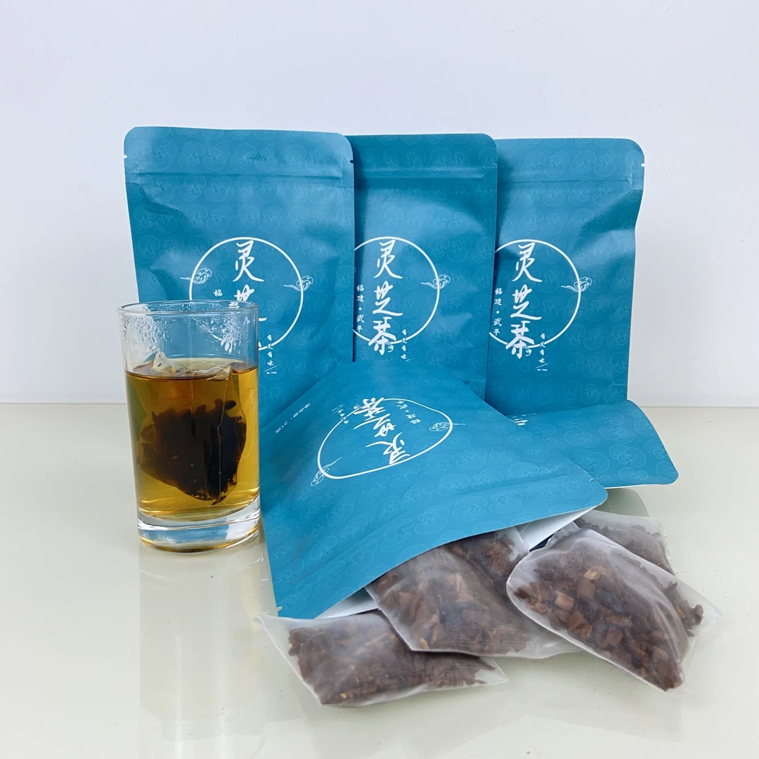 （吉丰茶业）袋装 灵芝 紫芝 3gx7泡 茶 茶叶 茶包 高档茶叶 纯灵芝