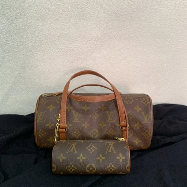 95新 LouisVuitton/路易威登 经典老花巴比龙30带子袋