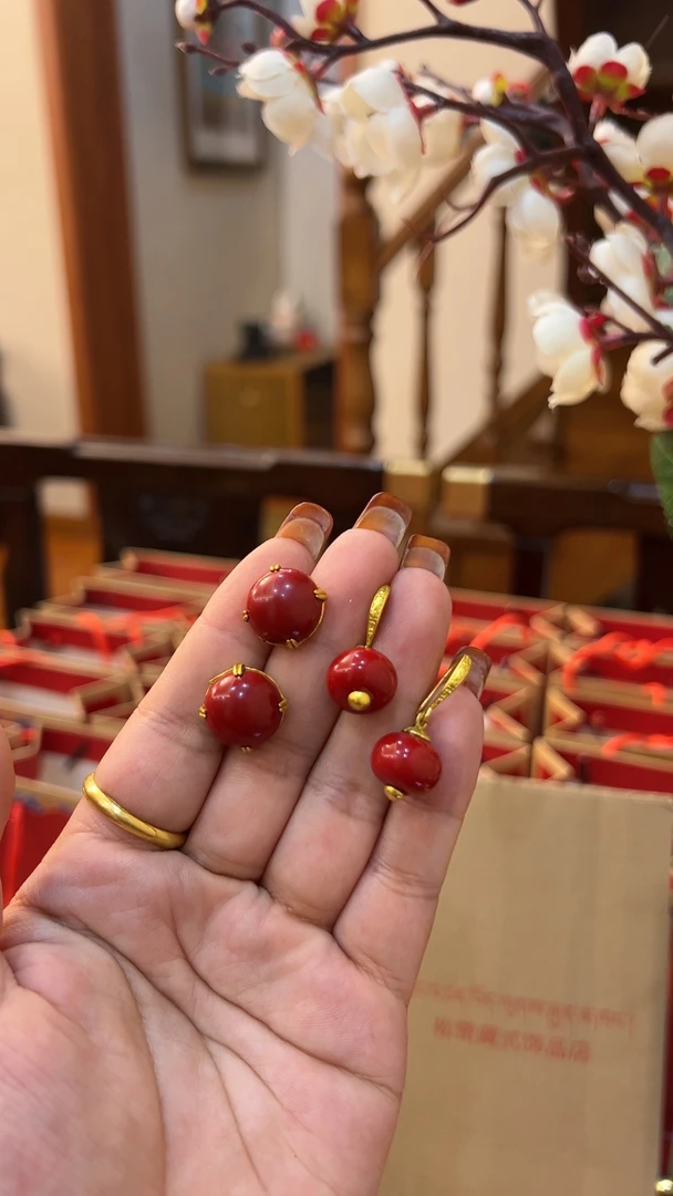 铜合金亚克力耳饰 铜合金，时尚耳钉两件套，起号福利！