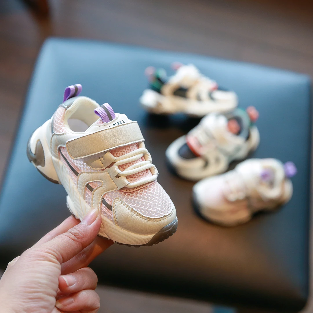 宝宝网鞋春夏网面透气学步鞋软底一岁幼儿运动鞋女小童鞋男童鞋子