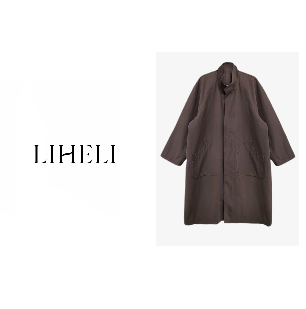 宝儿家-「英姿飒爽」秋冬复古时尚美拉德风宝藏衣橱超好看长款风衣