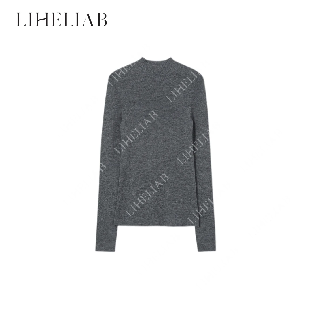 宝儿家 / 一根纱线织成 德国48s扬子纱岛精一体半高领细羊毛衫