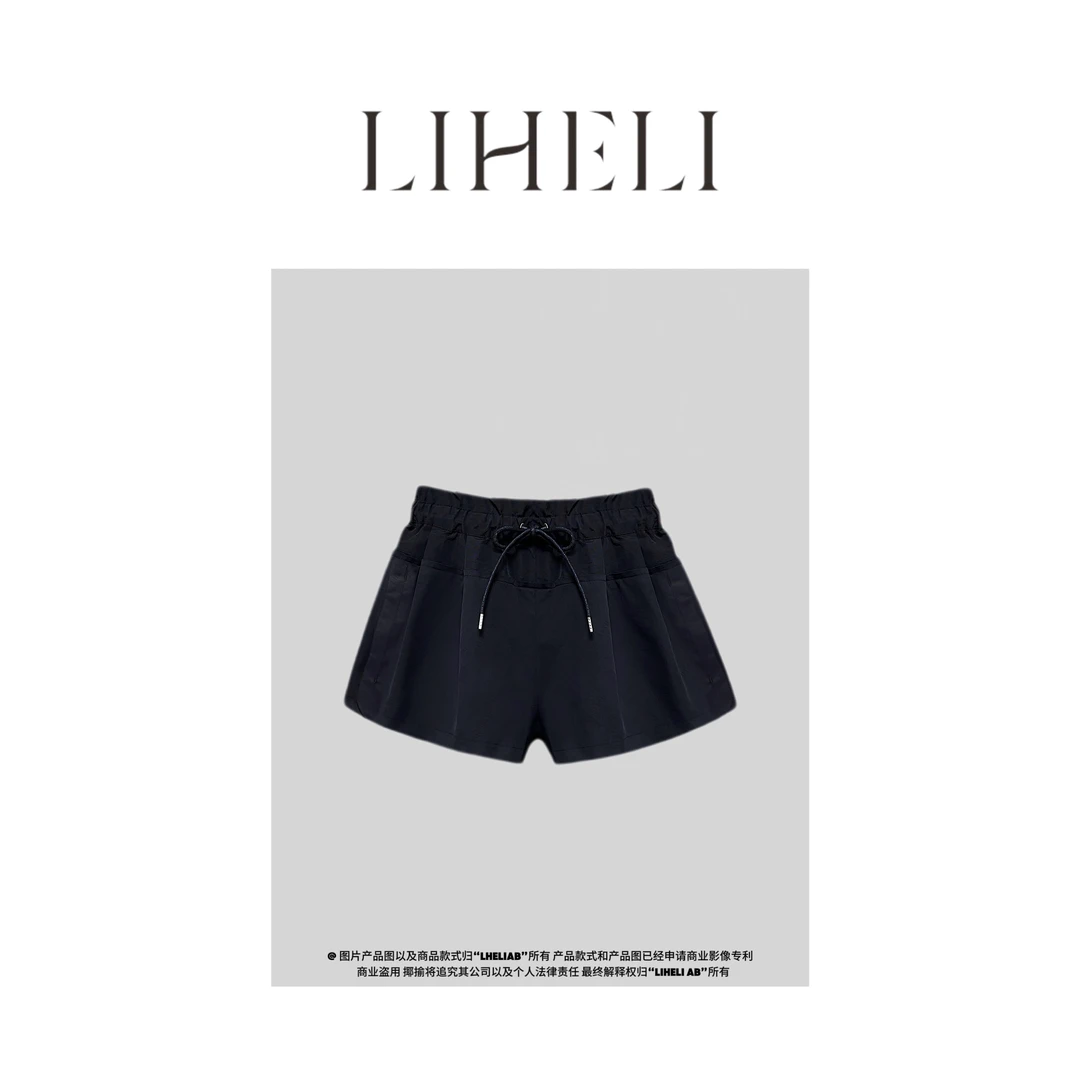 宝儿家-「阔腿花苞裤」夏季显瘦防走光百搭时尚潮流休闲运动短裤