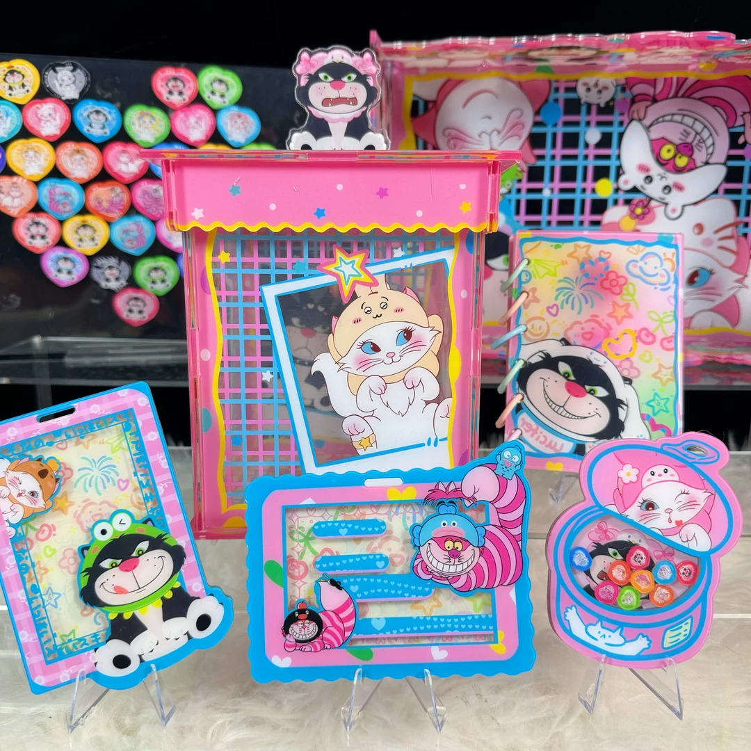 爱心小猫联动版亚克力片片