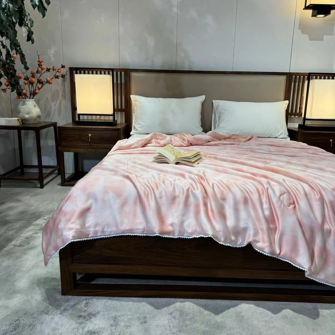 梦幻渐变/空调被AA版桑蚕丝夏被csb/天丝夏凉被薄款机洗凉感被子