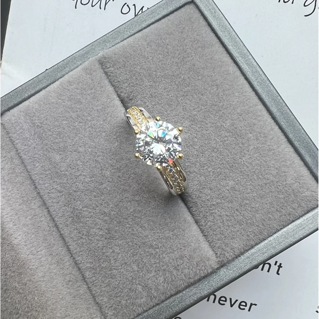 译成戒指2ct【美不将就】流光溢彩戒指LB262