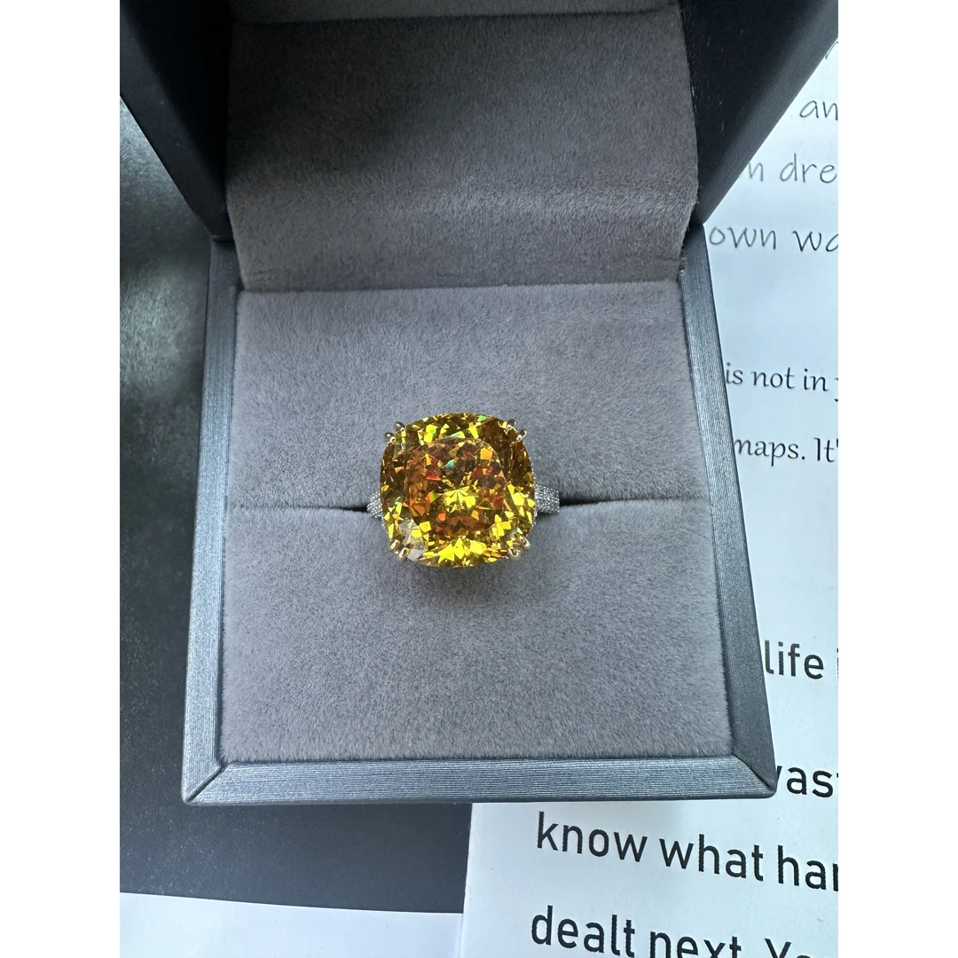 译成戒指10ct【落日融金 流光照人】戒指LB020