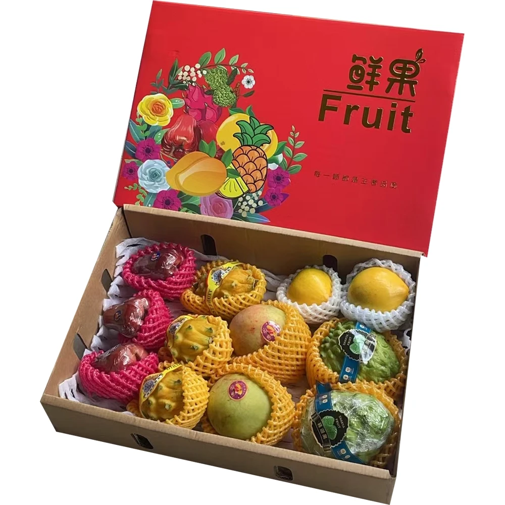 海南三亚水果拼装贵妃果中秋礼盒春节拼箱顺丰空运送礼推荐