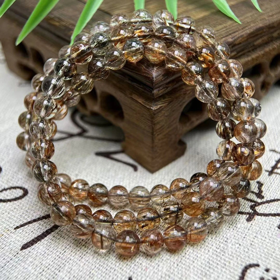 高品质顺发黑金超多圈手串6mm+ FX-5389