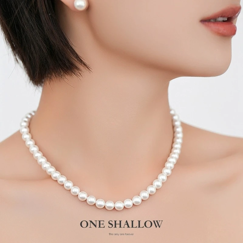链子925银 【ONESHALLOW】百搭时尚复古欧美简约气质项链X007