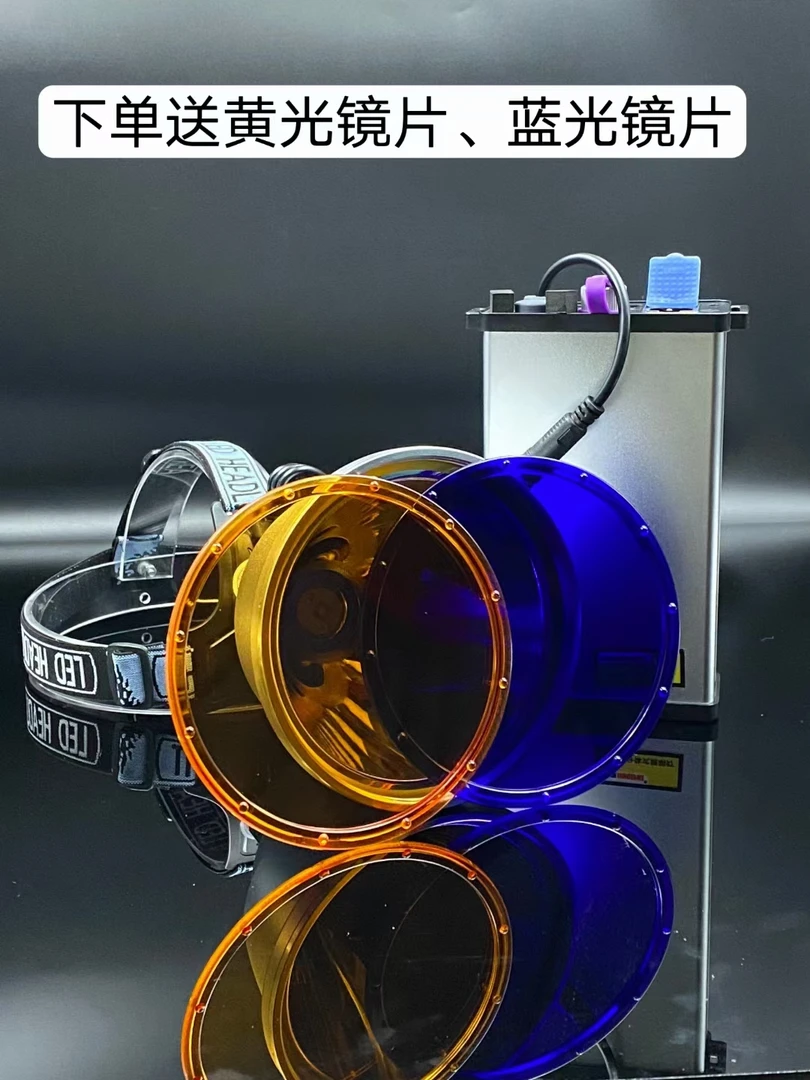 猎火爆亮激光炮200000激光灯芯纯白光超聚光大功率多功能分体头灯