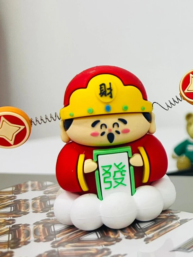 招财进宝财神迎新年桌面小摆设家居饰品新年春节礼物2024新年发财