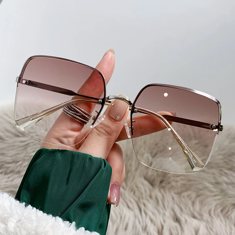 韩版网红复古茶色墨镜女大脸显瘦太阳眼镜时尚街拍防紫外线太阳镜