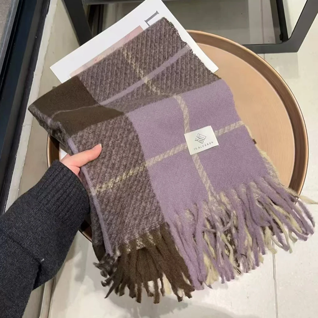 2024新款围巾女秋氛围冬季披肩高级感秋冬天情侣闺蜜加厚保暖围脖