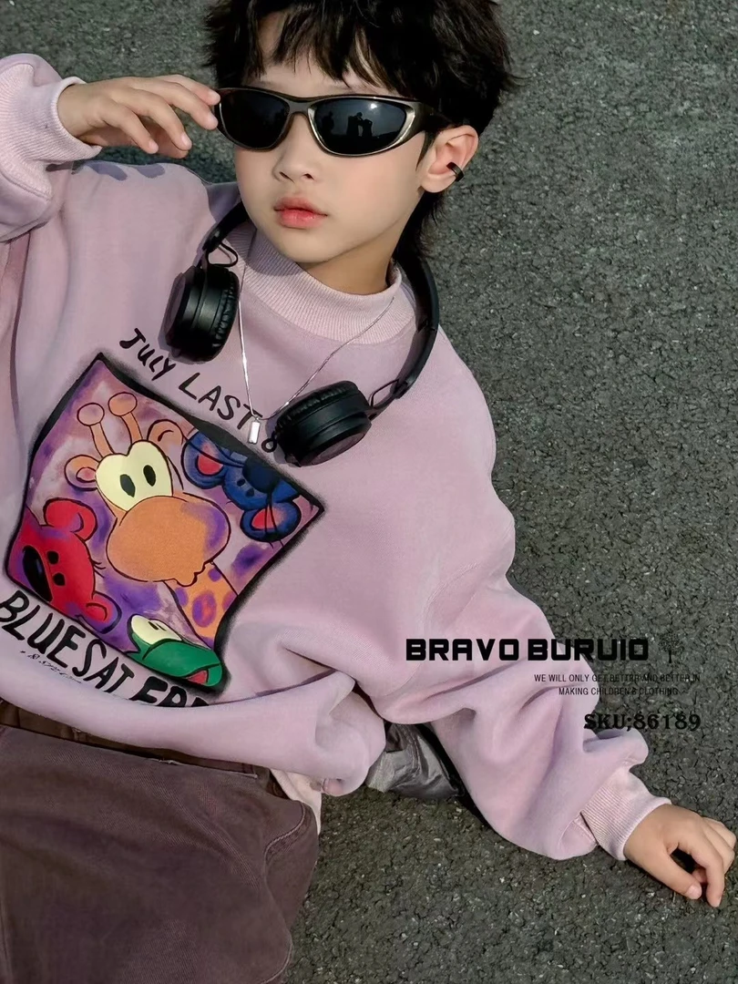 301-400编码儿童新款冬装加绒加棉中大男童装时尚外套小男孩