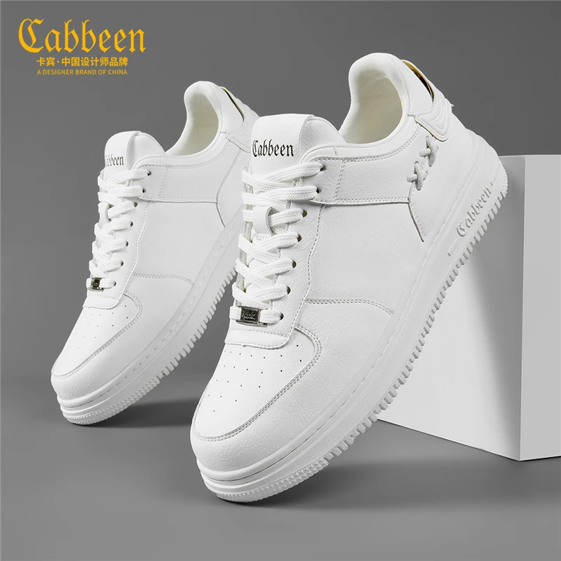 卡宾小白鞋运动鞋子男2025新款夏季空军男鞋一号潮流男式休闲鞋子
