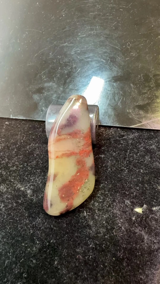 桂林鸡血玉 天然玉石 随形玉石饰品