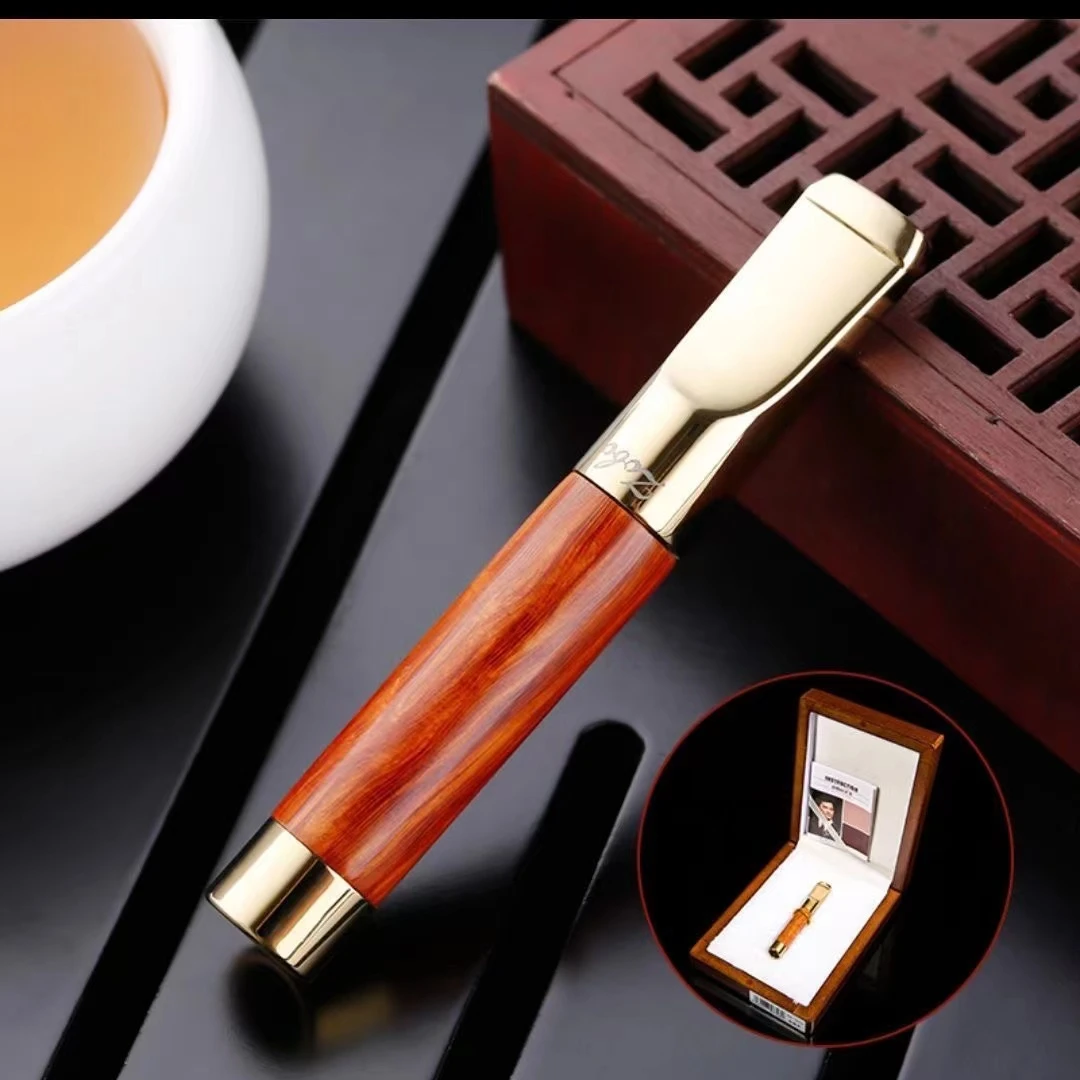 Zobo/正牌石楠木烟嘴(粗中细)三用男士健康吸烟过滤器高档烟具