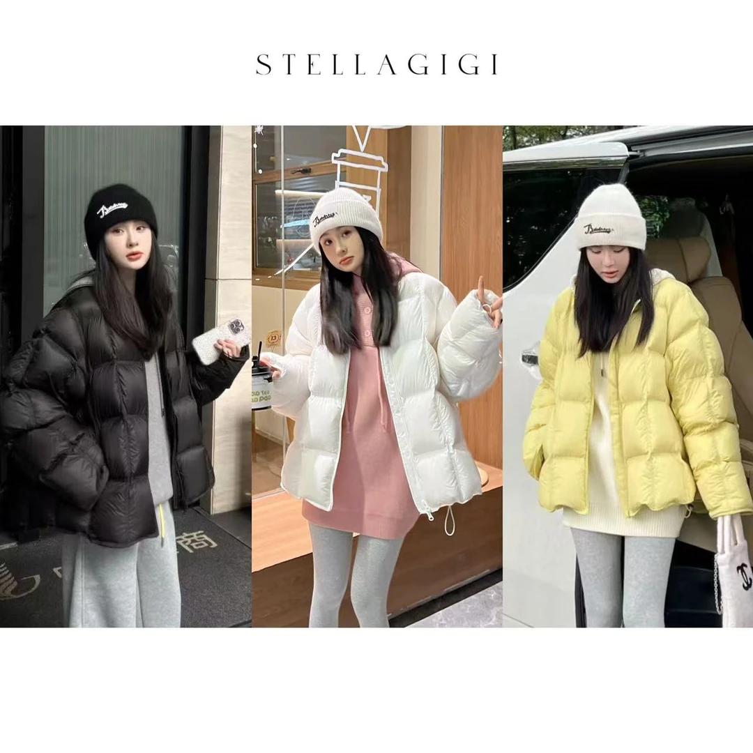 SG / 郭幂幂 AW 90白鸭绒 纯色小方块保暖无胆羽绒服WT-20242079