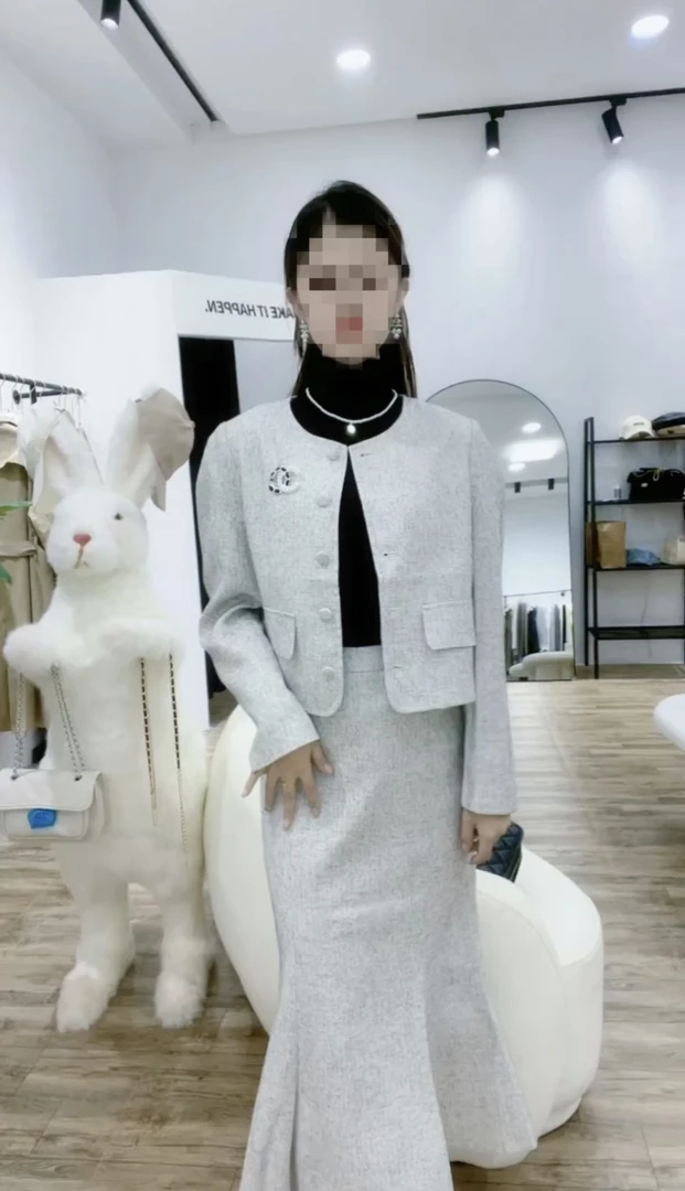 知性气质优雅套装高级感小香风