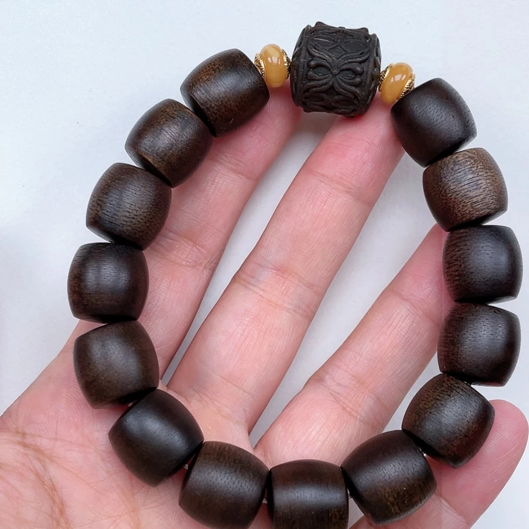 【闪购商品】沉香手串光****7越南芽庄白棋1.4雷击