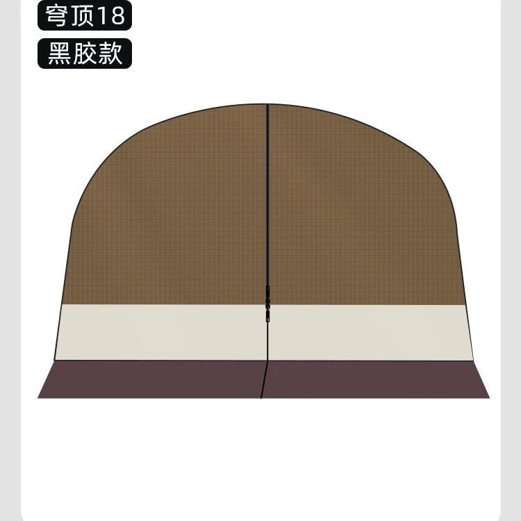 《拉链款黑胶门帘》挡风布户外防晒防雨围挡防蚊网纱窗帘大帐篷围