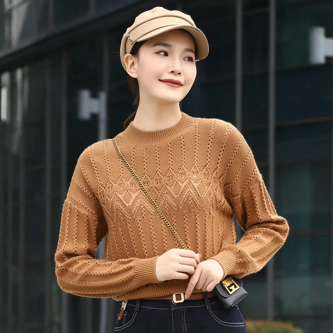 镂空洋气打底毛衫IC522661