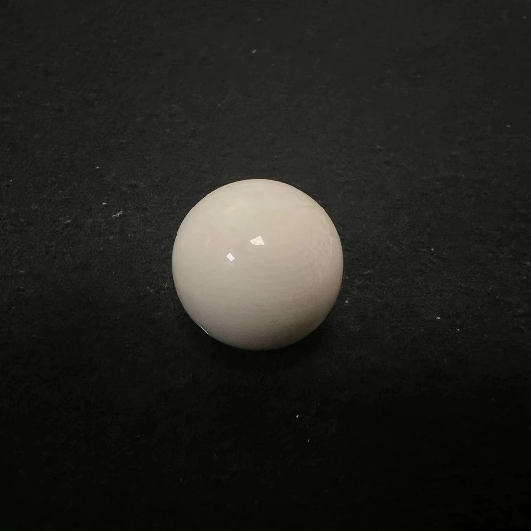 M0100-1猛犸牙冰料【圆珠】小尺寸顶珠隔珠文玩配饰