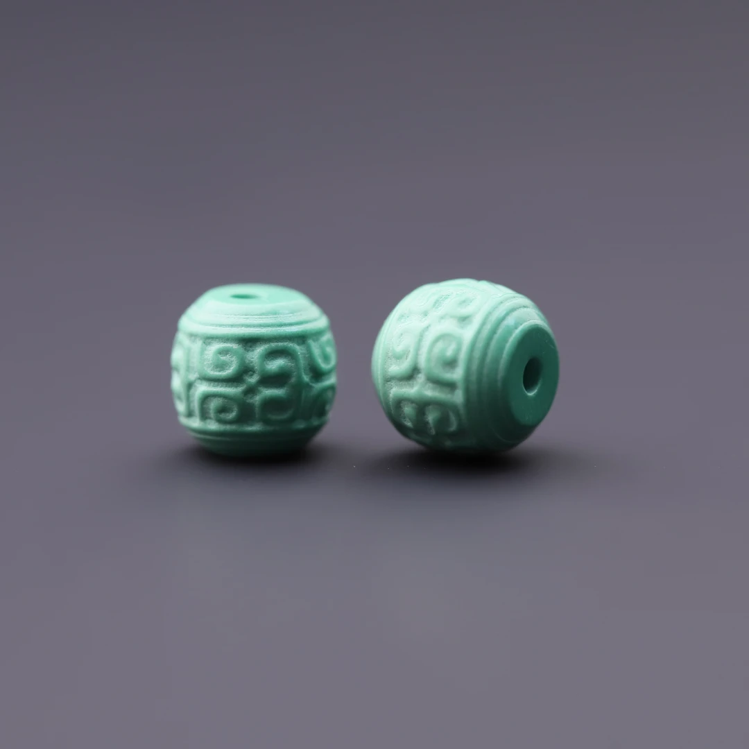 S6737回纹珠隔珠顶珠单珠配珠文玩饰品DIY散珠串珠