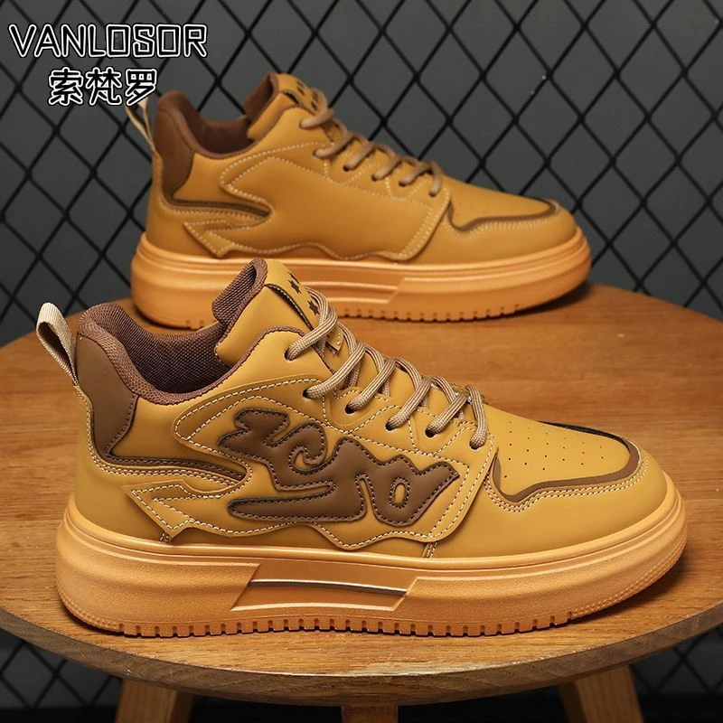 品质莆田男鞋2024新款春季百搭中帮青少年板鞋运动休闲鞋学生夏季