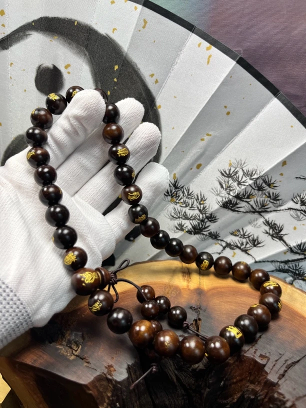 武当【监制款】【已开】真雷击枣木玉化36帅36雷手持手串